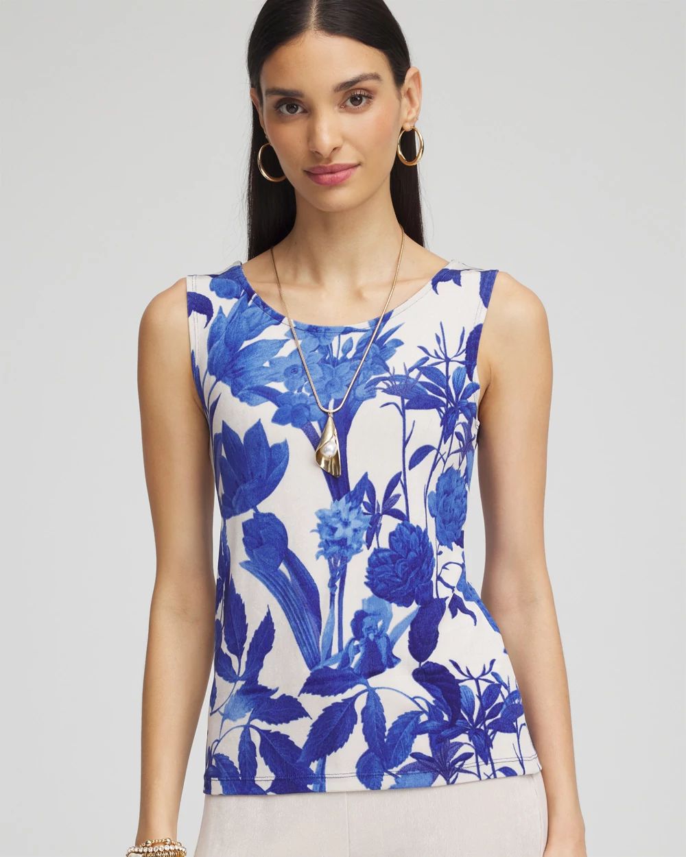 Travelers™ Wildflower Convertible Tank | Chico's